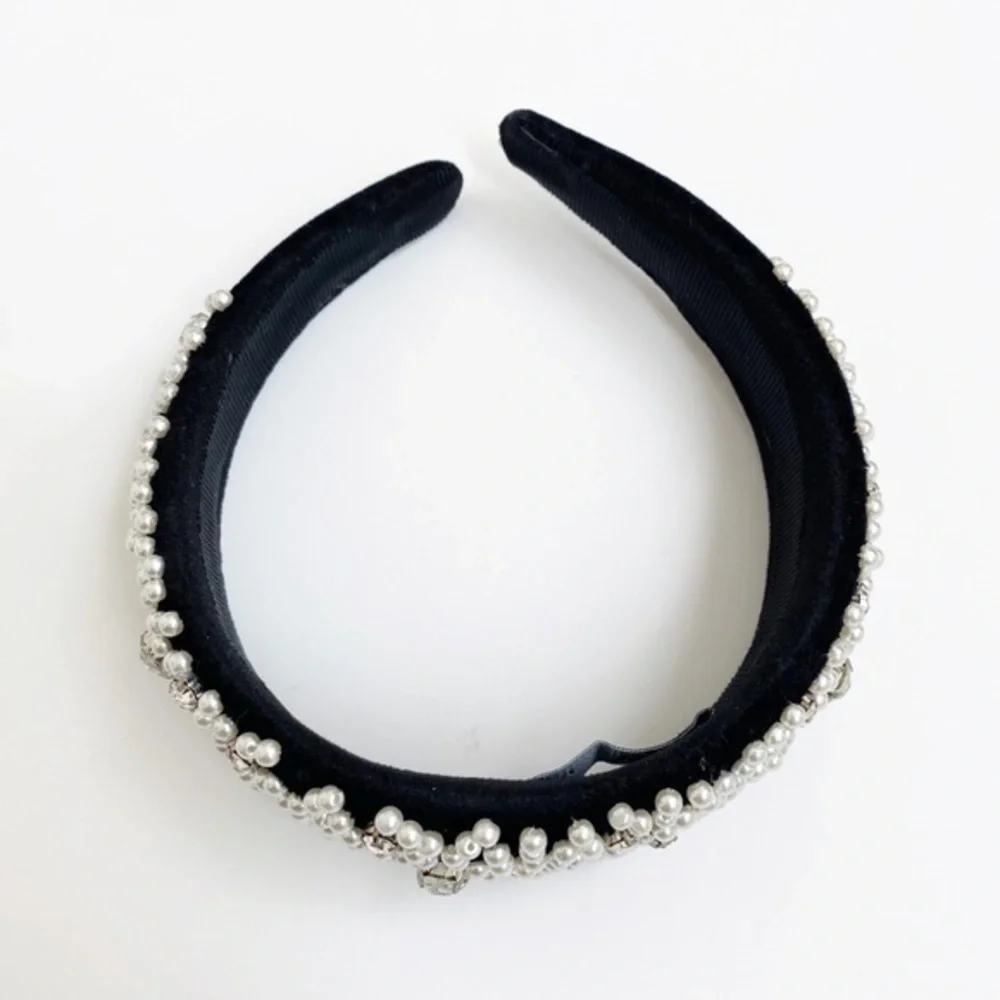 NWOT Zara pearl & rhinestone headband